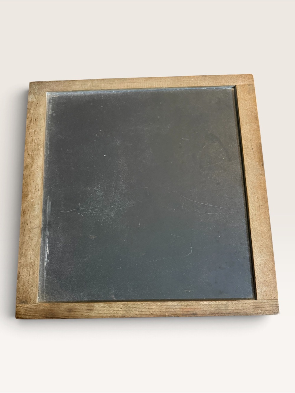 Vintage Antique Wooden Framed Slate Chalkboard Schoolhouse Decor